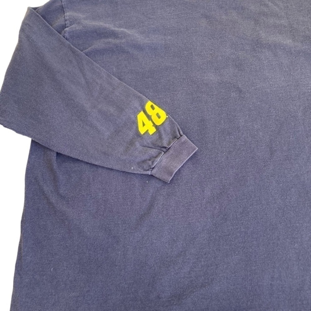 NASCAR Racing T-shirts Lot of 2 - Navy Jimmie Johnson / Grey Brad Keselowski XXL - Picture 4 of 12